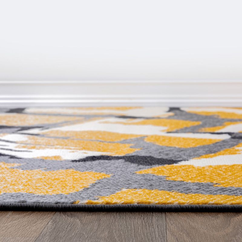 World Rug Gallery Contemporary Abstract Design Area Rug, 3 of 12