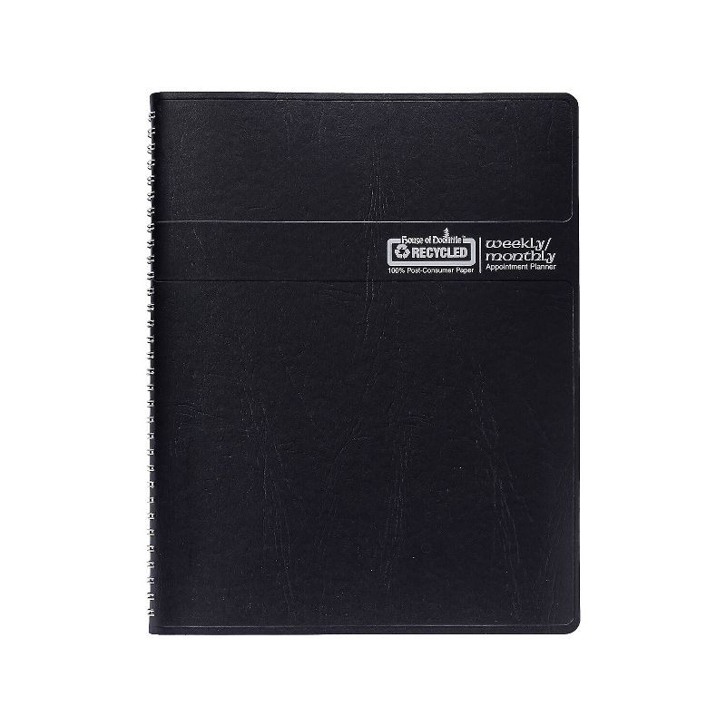 2024 House of Doolittle 8.5" x 11" Weekly & Monthly Appointment Book Black (283-02-24) 28302-24, 1 of 8