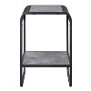 NicBex Modern Industrial Side Table with Metal Frame Contemporary End Table for Urban Decor - 4 of 4