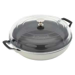 STAUB Cast Iron 3.5-qt Braiser with Glass Lid - 1 of 4