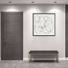Amanti Art 41"x41" Dancing Circles by Teju Reval Wood Framed Wall Art Print : Modern Lithograph, Hardwood Frame, Wire Mount - 4 of 4
