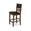 New Classic Furniture,Gia Brown Wood Counter Chair With Pu Seat (Set Of 4) - 3 of 4