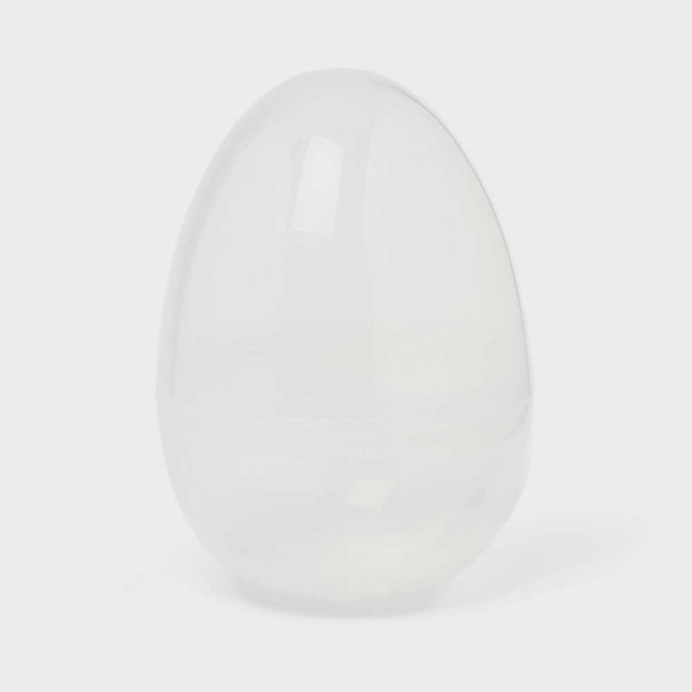 12" Easter Plastic Fillable Egg Clear - Spritz™