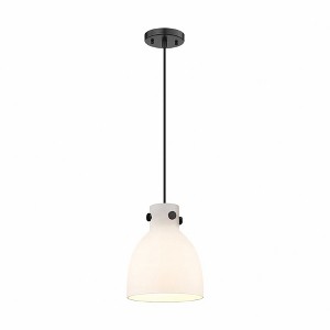 Innovations Lighting Newton Bell 1 - Light Pendant in  Matte Black - 1 of 1