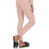 Memoi Women's Mid-Rise Jogger Pants Bottom With Tapered Legs - 3 of 4