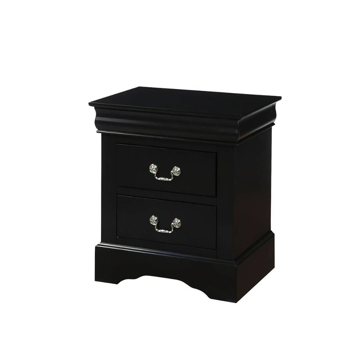 Acme Furniture Louis Philippe III Nightstand Black