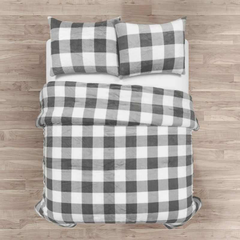 Lush Décor Soft Plush Plaid All Season Comforter Bedding Set, 2 of 9