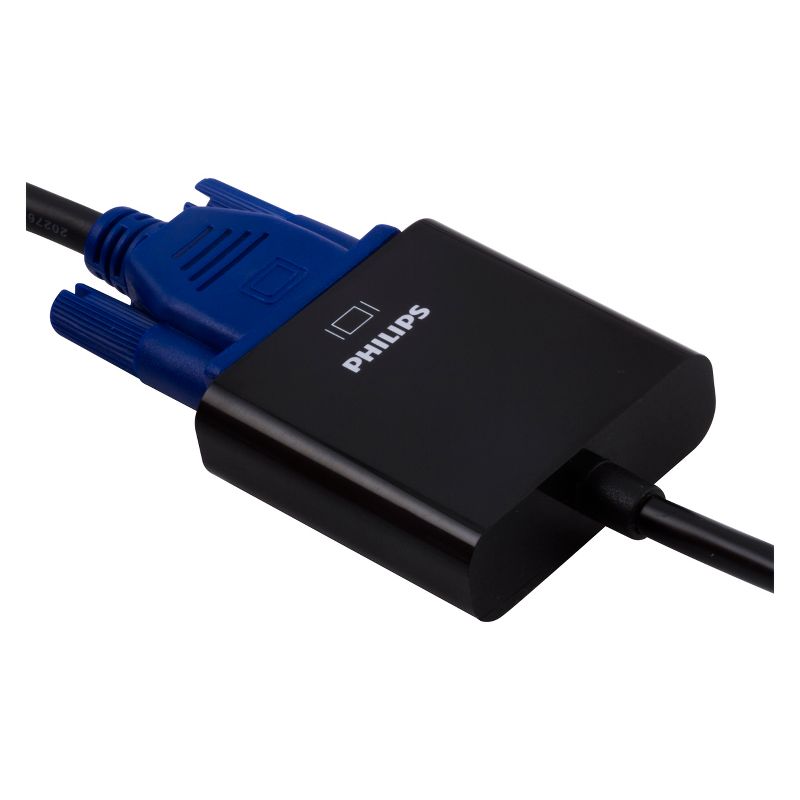Philips HDMI to VGA Adapter - Black, 5 of 8
