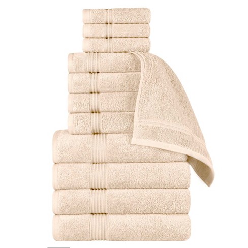 Premium Cotton 800 Gsm Heavyweight Plush Luxury 6 Piece Bathroom Towel Set  By Blue Nile Mills : Target