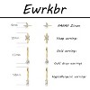Gold Earrings for Women, 14k Gold Plated Dangle Huggie Earrings for Women Trendy Dainty Gold Hoop Earring Stacks - 3 of 4
