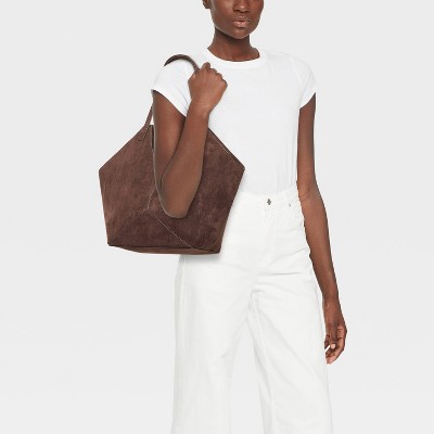 Slouchy Faux Suede Tote Handbag - Universal Thread' - image 2