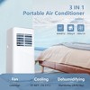 EUHOMY Portable Air Conditioner 8000 BTU Fast Cooling AC Unit for Room up to 350 Sq.Ft, 3 in 1 Function, Remote Control - 4 of 4