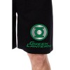 DC Comics Mens' Green Lantern Logo Character Symbol Sleep Pajama Shorts Black - 2 of 3