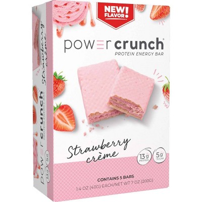 Power Crunch Protein Energy Bars - Strawberry Creme - 5ct