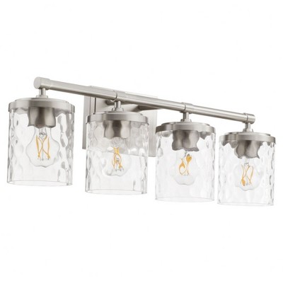 Quorum Lighting Starky 4 - Light Vanity in  Satin Nickel