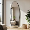 Beautyolove Irregular Modern Aluminum Alloy Framed Full Length Mirror Floor Mirror - 4 of 4