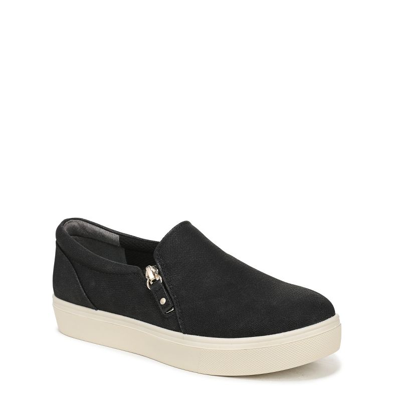 Dr. Scholl's Womens Madison Cloud Zip Sneaker Black Westside 10 M