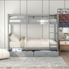 Full Over Full / Twin Over Twin Bunk Bed with Ladder & Storage Drawers, Convertible Wooden Bunk Bed for Kids & Adults - ModernLuxe - 2 of 4