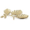 Classic Touch 3 Sectional Leaf Dish - 3 of 3