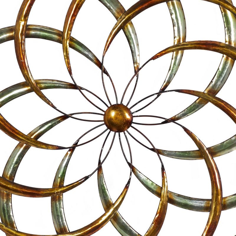 Metal Starburst Wind Spinner Inspired Wall Decor Bronze - Olivia &#38; May, 5 of 7