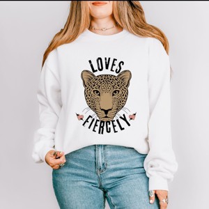 Simply Sage Market Loves Fiercely Sweatshirt - 1 of 4
