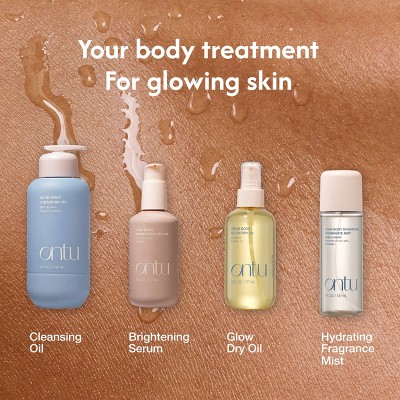 Ontu Hydrating Body Wash Cleansing Oil with Triple-Oil Complex - 14 fl oz: Vanilla Scent, Normal Skin, Pump Bottle