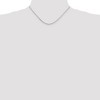 Black Bow Jewelry 2mm Sterling Silver Solid Beveled Oval Cable Chain Necklace - 3 of 4