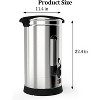 Commercial Coffee Urn with Double Wall Insulation - 4.2 Gallon/16L Capacity, Fast Brewing, Stainless Steel, 100+ Cups, Large Event Use - 2 of 4