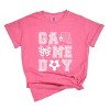 Simply Sage Market Soccer Game Day Flower Garment Dyed Tee - 2 of 4