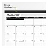 Ruled Desk Pad, 22 x 17, White Sheets, Black Binding, Black Corners, 12-Month (Jan to Dec): 2025 - 2 of 4