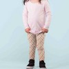 Ola! Otter Girl Leggings - Indian Flora White- White - 2 of 4