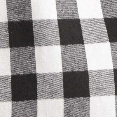 buffalo plaid - white black