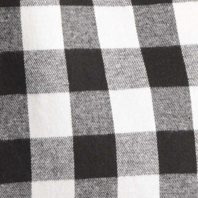 buffalo plaid - white black
