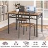 Jojoka Wooden Kitchen Table and Chair Set for Kitchen Dining Room - 3 of 4