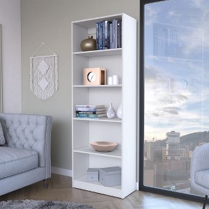 NicBex 71.1" H 4 Tier Free Standing Storage Bookshelves with Durable Structure for Office Home - 1 of 4