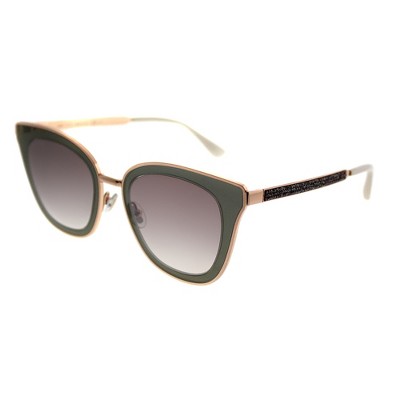 Jimmy Choo Lory/S YK9 Womens Cat-Eye Sunglasses Burgundy Copper Gold 49mm