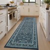 Washable Indoor Vintage Carpet For Living Room Bedroom Decor Retro Low Pile Non Slip Area Rugs Soft Thin Rug Farmhouse Office - 2 of 4