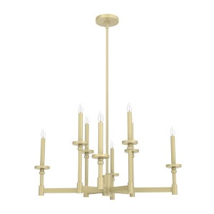 Hunter Fans Briargrove 8 - Light Chandelier in  Modern Brass - 1 of 2