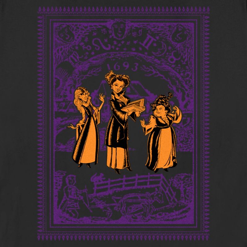 Women's Hocus Pocus Vintage Witches Print T-Shirt, 2 of 5