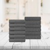 Premium Cotton Herringbone Medium Weight Bathroom Towel Set by Blue Nile Mills - 2 of 4