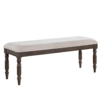 Hutchins Dining Bench Washed Espresso - Steve Silver Co.
