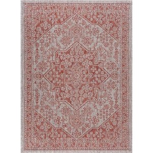 Area Rug Ultra-Thin Moroccan Area Rug Non-Slip Non Shedding Area Rug Low-Pile Indoor Outdoor Throw Rug - 1 of 4