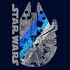 Men's Star Wars: A New Hope Millennium Falcon Shadow Pull Over Hoodie - 2 of 4