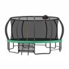 Aukfa 15FT Pumpkin Trampoline with Enclosure Net & Basketball Hoop,Outdoor Trampoline Set with Safety Net, Ladder, Balance Bar - 2 of 4