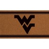 Evergreen West Virginia University Logo Turf Mat, Brown- 28 x 16 Inches Indoor Outdoor Doormat - 2 of 4