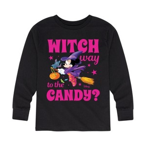 Boys' - Disney - Witch Way To The Candy Long Sleeve Graphic T-Shirt - 1 of 4