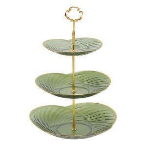 Unique Bargains 3 Tier Dessert Cupcake Stand Holder with Tiered Tray for Donut Fruits - 1 of 4