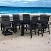 Courtyard Casual Santorini 7 pc Extension Mixed Dining set - 2 of 4