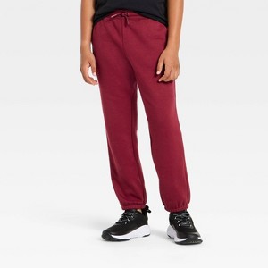 Boys' Active Comfort Fleece Jogger Sweatpants - All In Motion™ - 1 of 3