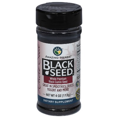 Amazing Herbs Black Seed Whole Cumin Seed 4 oz